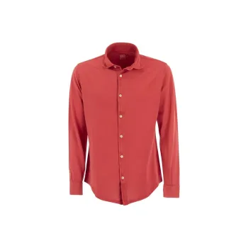 FEDELI Shirts Men Red