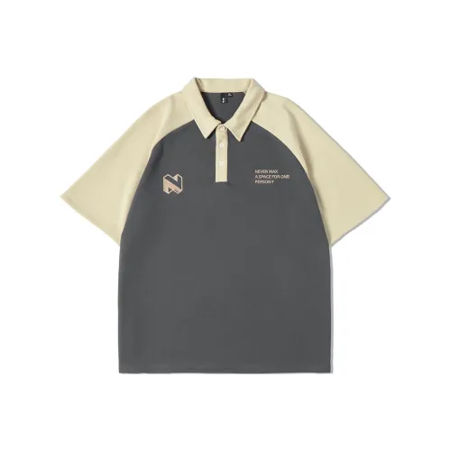 N-MAX Polo Shirts Unisex Gray
