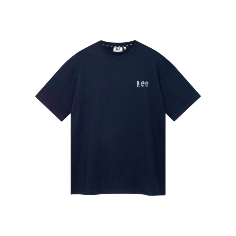 Lee T Shirts Men Marine Blue-0