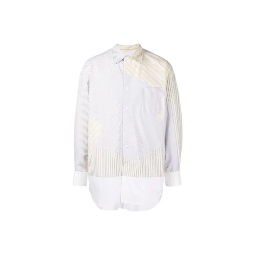 Feng Chen Wang Long sleeve Patchwork Shirt