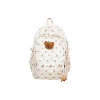 Single Warehouse Nylon Backpack Women's Polka Dot/Rose/Print