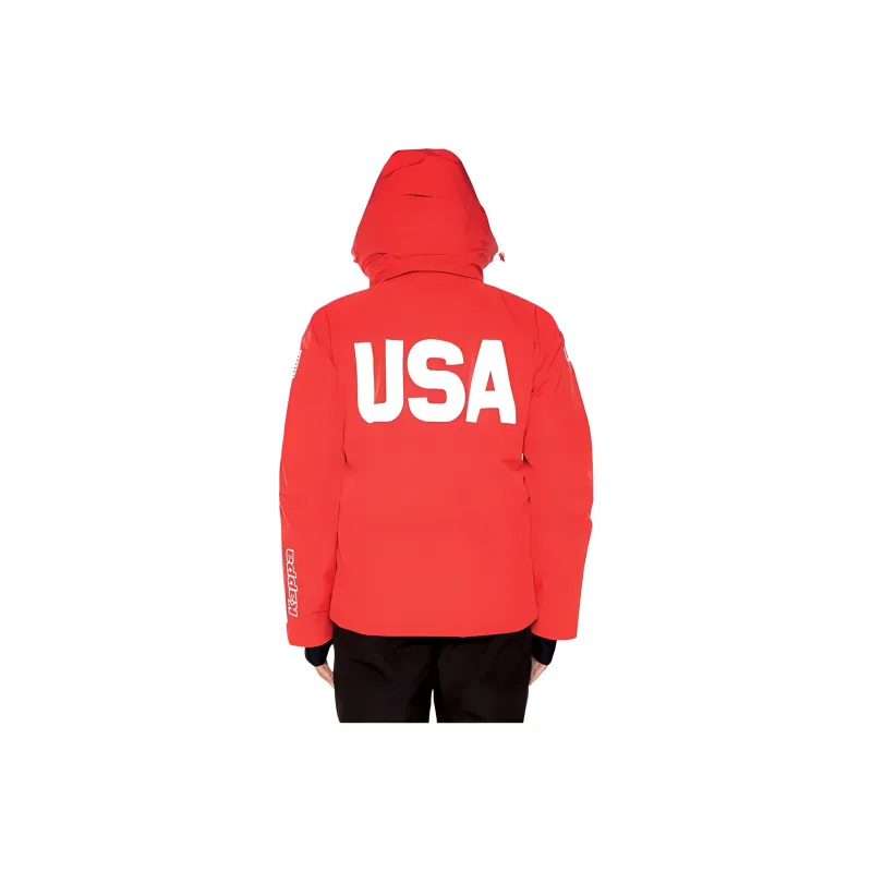 Kappa 6Cento 602T Jacket Men's Red-1
