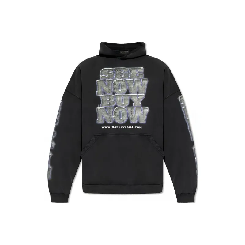 Balenciaga Large Fit Hoodie-0
