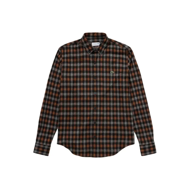 LACOSTE Shirts Men Black-0
