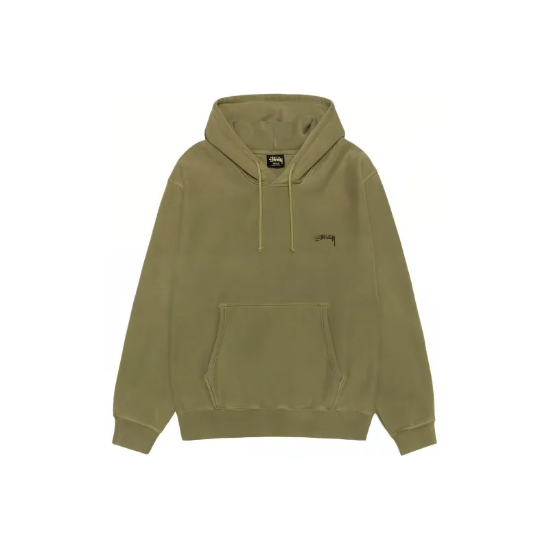 Stussy Smooth Stock Pigment Dyed Hoodie-2