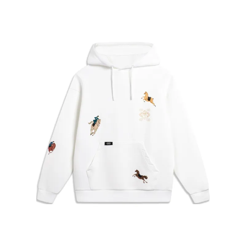 LiNing Sports Trend Series Sweatshirt Unisex Standard White-0