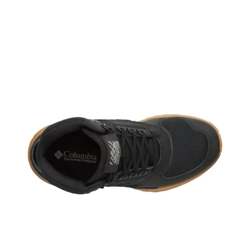 Columbia Wildone Anti Slip Wear Resistant High Top Hiking Shoes Women's Black Green-4