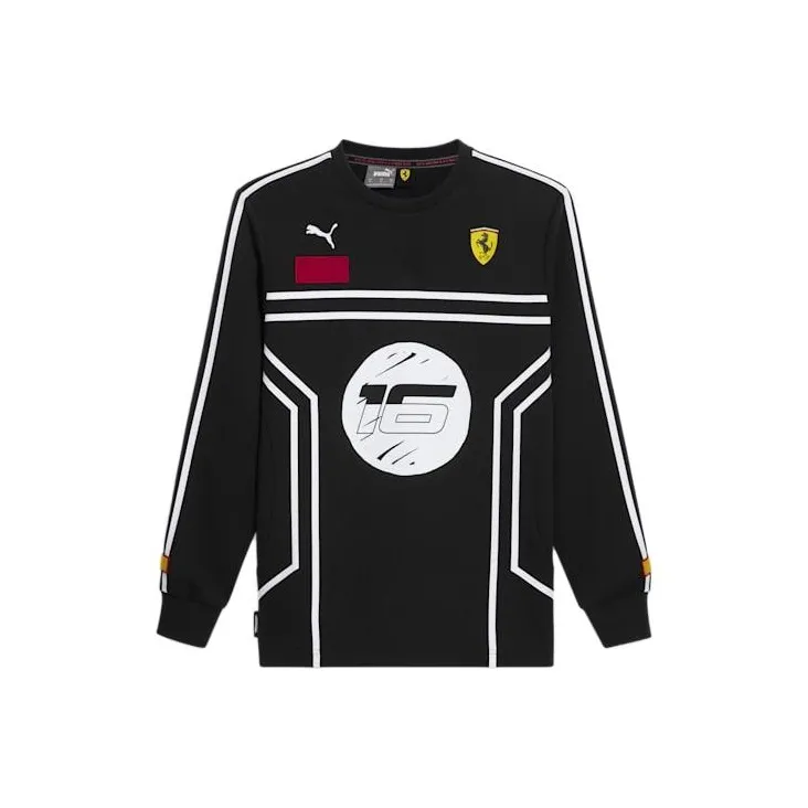 PUMA SCUDERIA FERRARI X JOSHUA VIDES Sweatshirts Men Black-0