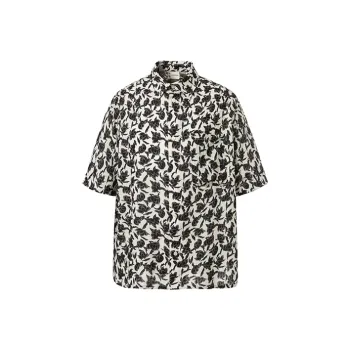 COUNTRY MOMENT Shirt Unisex Black And White Print