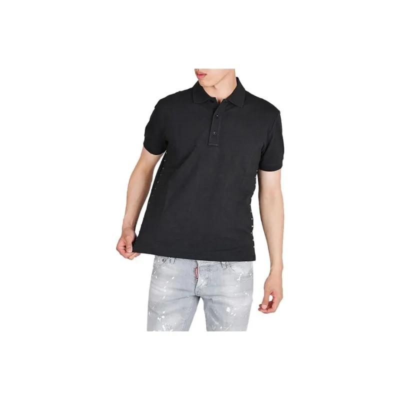Valentino Polo Shirts Men Black-0