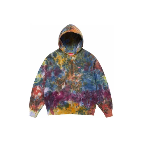 Supreme Overdyed Small Box Zip Up Hooded Sweatshirt