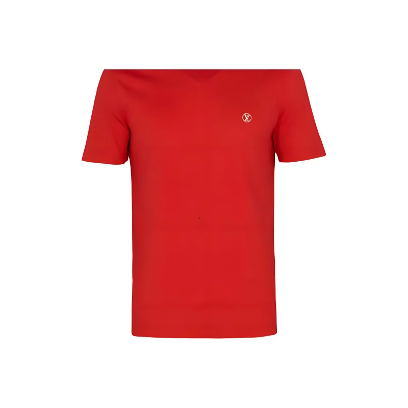 LOUIS VUITTON T Shirt Men's Rouge Red-4