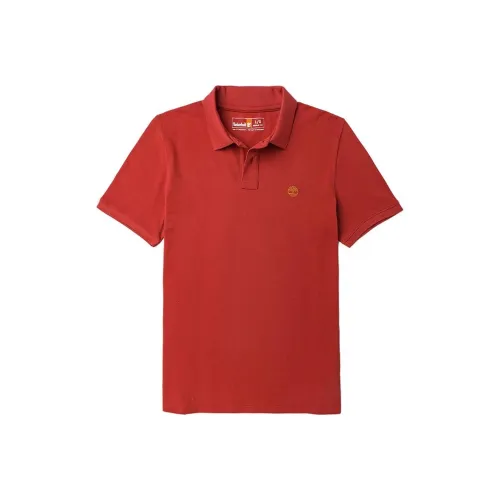 Timberland Polo Shirt Men's Spicy Pepper Red