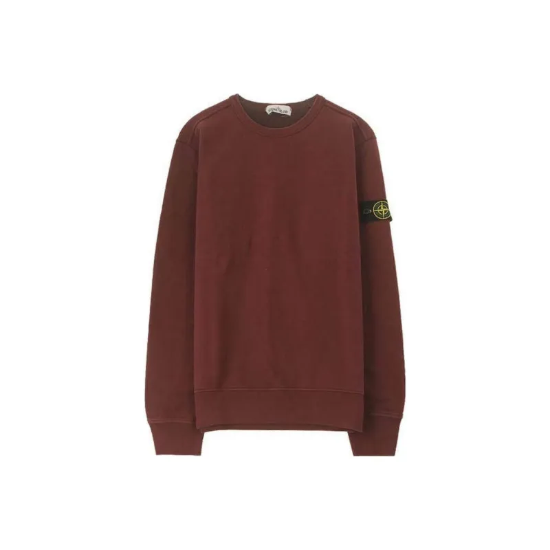 STONE ISLAND Sweatshirt Men's Burgundy-0