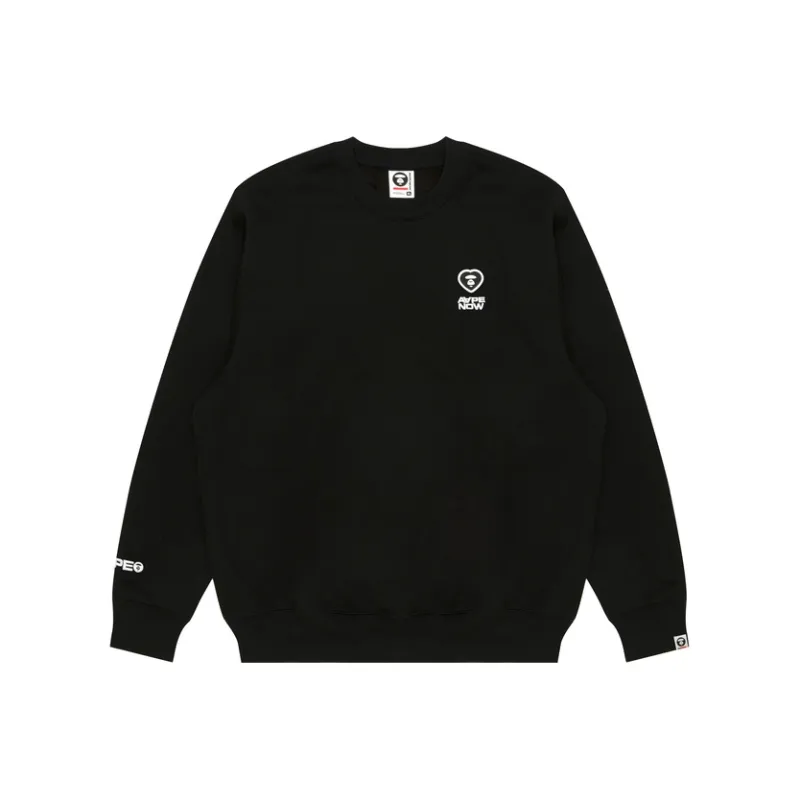 Aape Logo patch Crew neck Sweatshirt-0