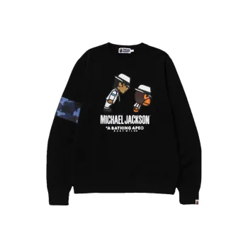 A BATHING APE X Michael Jackson Baby Milo Crewneck