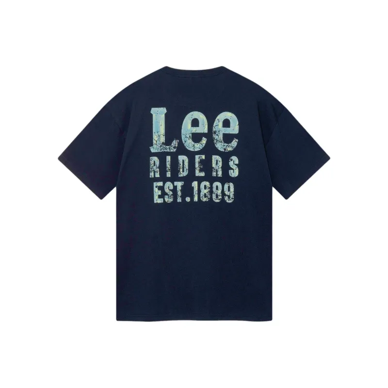 Lee T Shirts Men Marine Blue-1