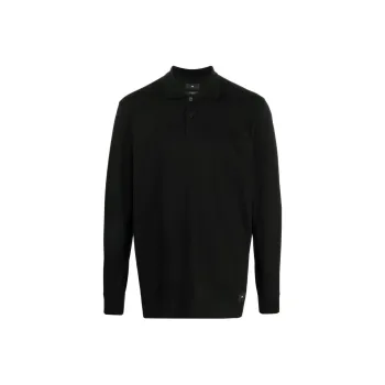 Y 3 Polo Shirts Men Black