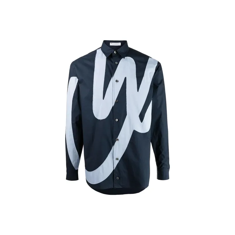 JW Anderson Shirts Men Blue-0