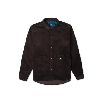 Converse WOVEN TOP Shirts Men Brown
