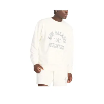 New Balance Graphic Collection French Terry Sweatshirt Men's Sea Salt Color