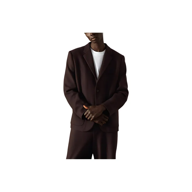 COS Business Suits Men Dark Brown-1