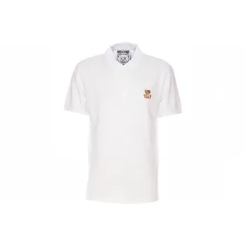 MOSCHINO Teddy Bear Patch Polo Shirt