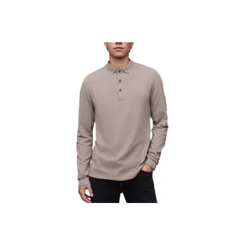 ALLSAINTS Polo Shirts Men Lime Taupe