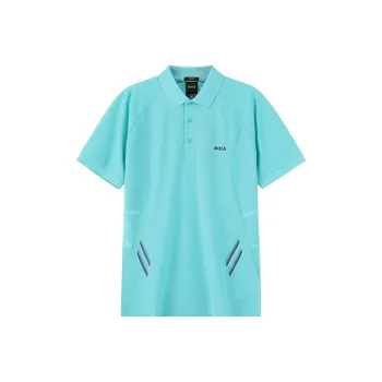 HUGO BOSS Polo Shirt Slim Fit Men's Lake Blue