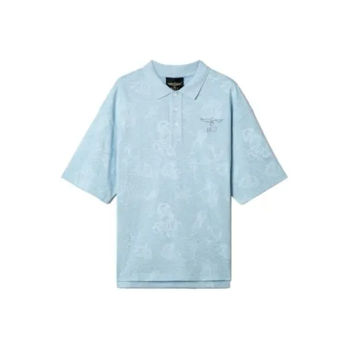 Boy London Polo Shirts Unisex Blue