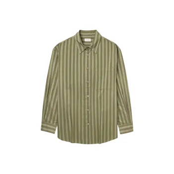 Lemaire Shirts Men Olive
