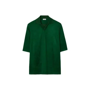 Burberry Polo Shirt Men's Green