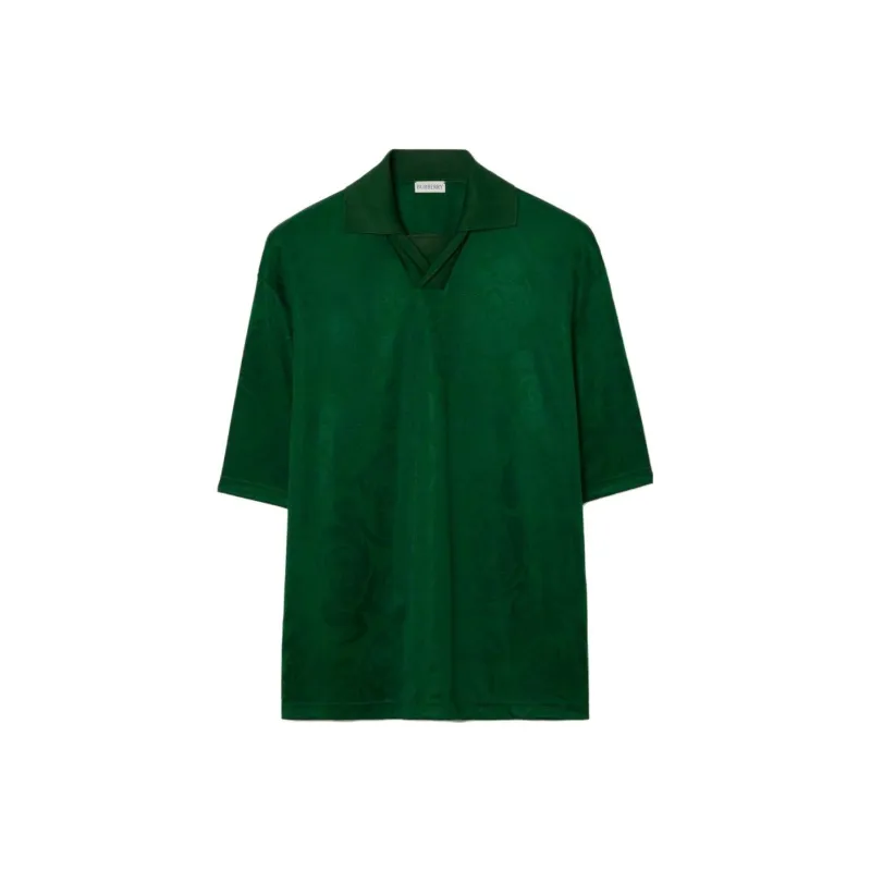 Burberry Polo Shirt Men's Green-0
