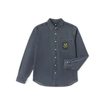 Lee Shirts Men Black Gray Color