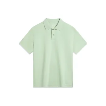 LiNing Sports Life Collection Polo Shirt Men's Bamboo Green