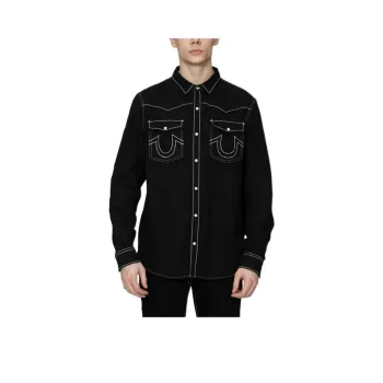 TRUE RELIGION SS24 Shirt Men's Black