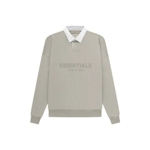 Fear Of God Essentials SS23 Polo Shirt Men's Seal Gray