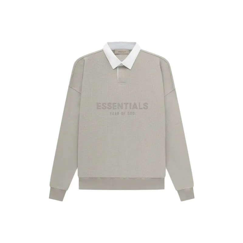 Fear Of God Essentials SS23 Polo Shirt Men's Seal Gray-0