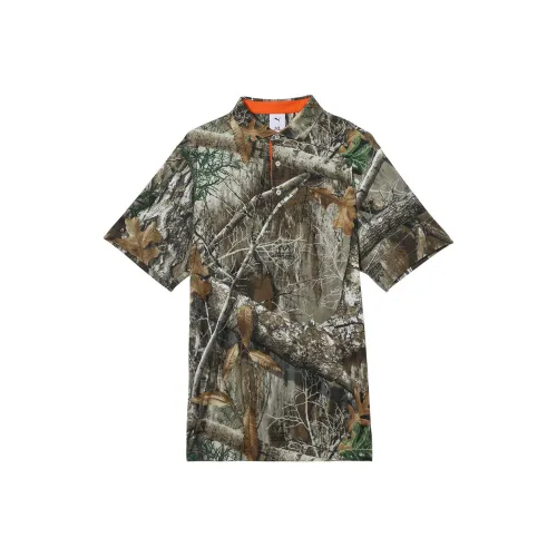 PUMA x REALTREE Polo Shirt Men's Dark Green