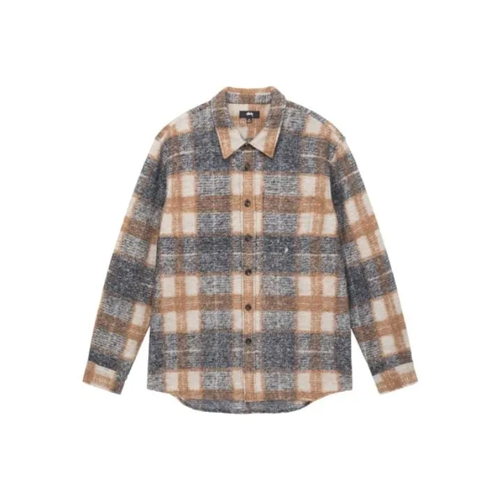 Stussy Plaid Knit Shirt-5