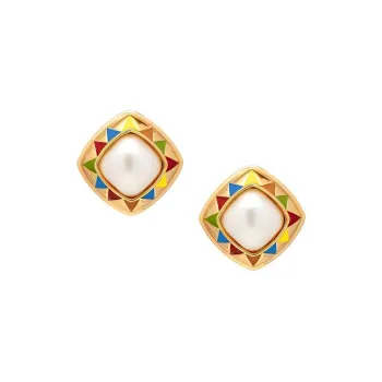 Oups! Encounter Memphis Collection 925 Sterling Silver Fashion Versatile, Hoop Earrings, Box Women's