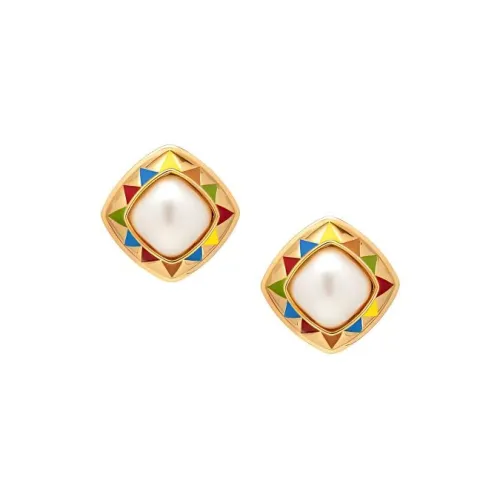Oups! Encounter Memphis Collection 925 Sterling Silver Fashion Versatile, Hoop Earrings, Box Women's