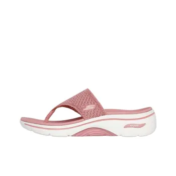 Skechers GO Walk Arch Fit 2.0 Quick Dry Flip Flops Women's Rose Pink