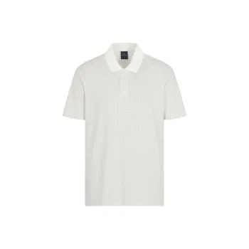 ARMANI EXCHANGEAE SS25 Polo Shirt Men's Ecru