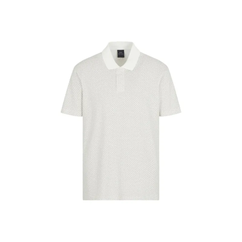 ARMANI EXCHANGEAE SS25 Polo Shirt Men's Ecru-0