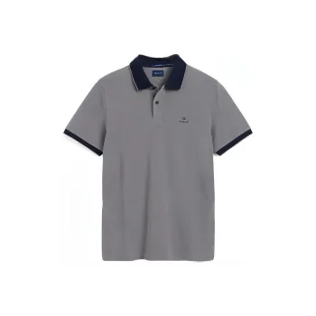 GANT Polo Shirts Men Smoke Gray