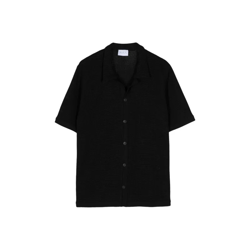 Blue Sky Inn Waffle knit Cotton Shirt-0