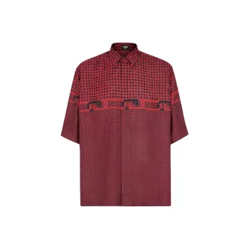 FENDI Shirts Men Red