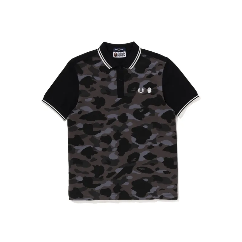 Bape X Fred Perry Color Camo Polo-0