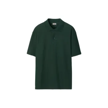 Burberry FW23 Cotton Polo Shirt Polo Shirt Men's Green